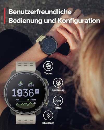 Išmanusis laikrodis Suunto Vertical, Juodos spalvos korpusas su smėlio spalvos dirželiu
