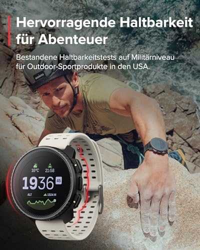 Išmanusis laikrodis Suunto Vertical, Juodos spalvos korpusas su smėlio spalvos dirželiu