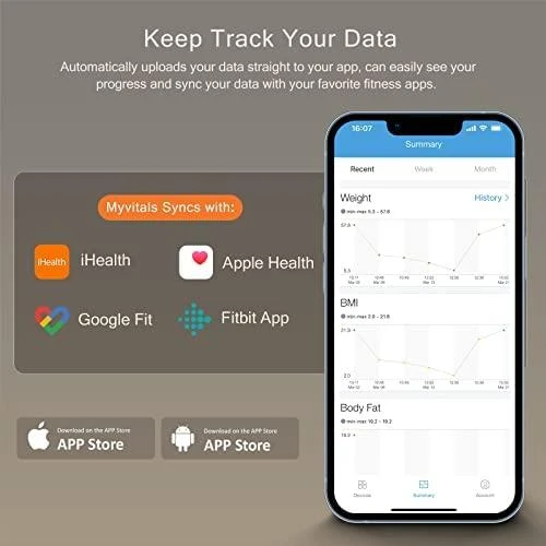 Virtuvinės svarstyklės iHealth | Kūno analizės svarstyklės | HS2S | Kūno riebalų analizė | Kūno masės indekso (KMI) matavimas | Kūno vandens procentas | Kaulų masės analizė | Didžiausias svoris (keliamoji galia) 180 kg | Atminties funkcija | Keli vartotojai | Raumenų santykio/tankio analizė