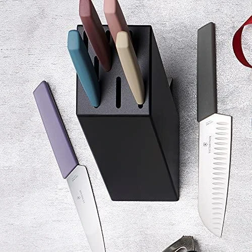 „Victorinox Modern Peilis“ kaladėlės, 6 vnt., buko medienos
