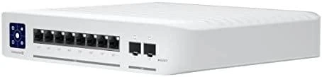 UBIQUITI USW-ENTERPRISE-8-POE UNIFI SWITCH 8x 2.5GB/S RJ45 POE+ 2x 10GB/S SFP+ TOUHSEKRANAS IŠ VISO 120W