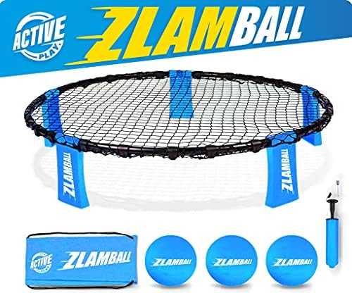 Tactic Stalo žaidimas Zlamball su tinklu ir kamuoliais