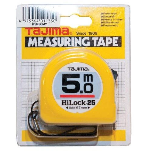 Matavimo ruletė Tajima HiLock; 5 m