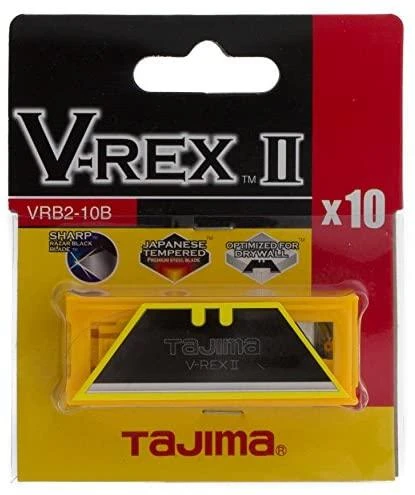 Tajima V-Rex trapecinės geležtės, 10vnt, dispenceryje