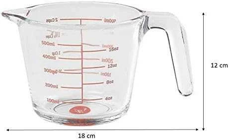 Tala Stiklinis matavimo puodelis 500 ml / aukštis