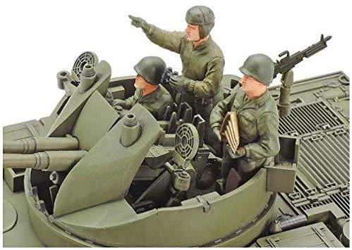 Tamiya – JAV savaeigis AA pistoletas M42 Duster su 3 figūromis, 1/35, 35161