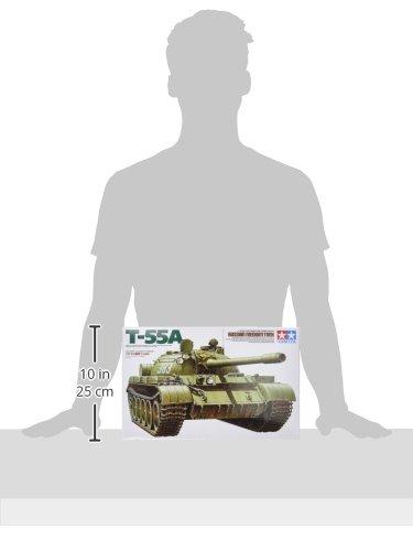 Tamiya T-55A rusiškas vidutinis tankas 1/35 plastikinis modelis