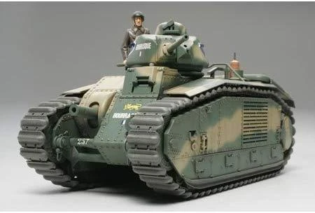 Tamiya prancūzų tankas B1 bis 1/35 plastikinis surenkamas modelis