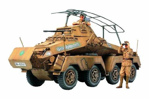 Tamiya Sd.Kfz.232 8-ratų Afrikos korpuso žvalgybinis šarvuotis 1/35