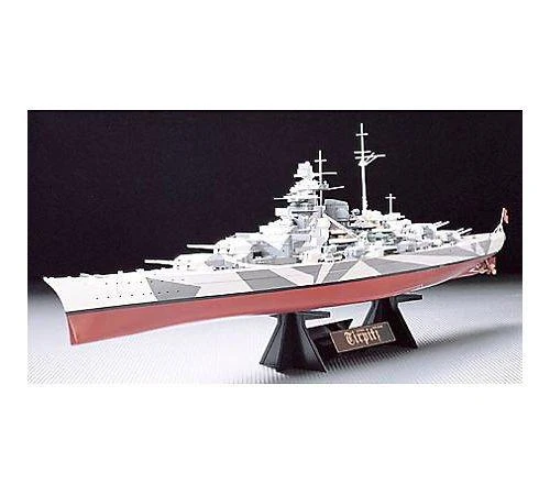Tamiya Tirpitz vokiečių mūšio laivas – plastikinis modelis 1/350