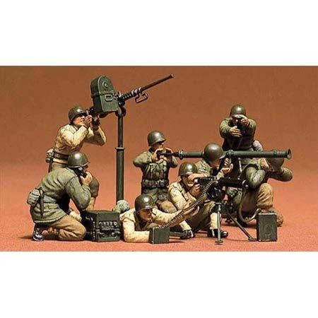 „Tamiya“ – JAV ginklų ir minosvaidžio komandos rinkinys, 1/35, 35086, spalvotas
