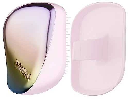 Plaukų šepetys Tangle Teezer Compact Pearlescent Matte Chrome
