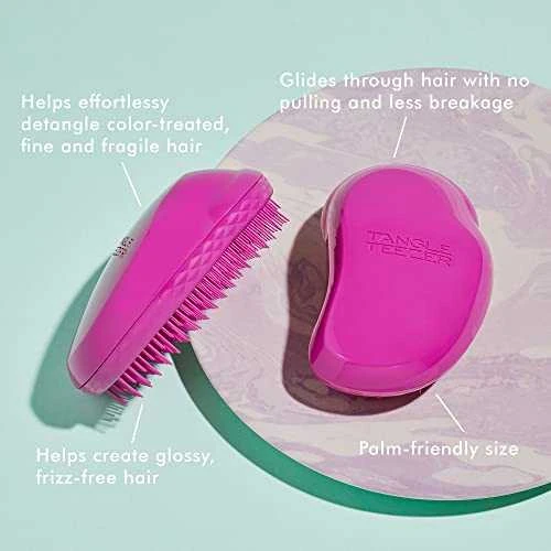 Plaukų šepetys Tangle Teezer Fine & Fragile Berry Bright