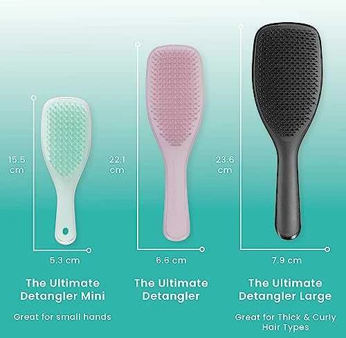 Tangle Teezer Šlapias Detangler Mini Marshmallow Duo plaukų šepetys