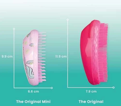 „Tangle Teezer Original Mini Marine Teal and Rosebud“ plaukų šepetys