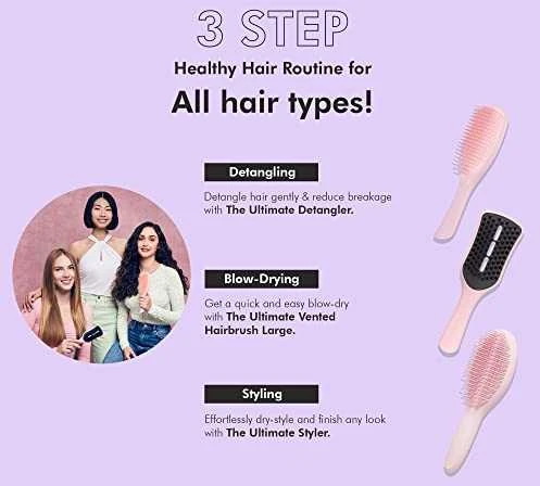 Tangle Teezer "Ultimate Style r Rožinė" plaukų šepetys