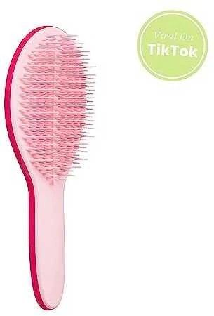 Plaukų šepetys Tangle Teezer Wet Detangler The Ultimate Styler Bright Rožinė, rožinės spalvos