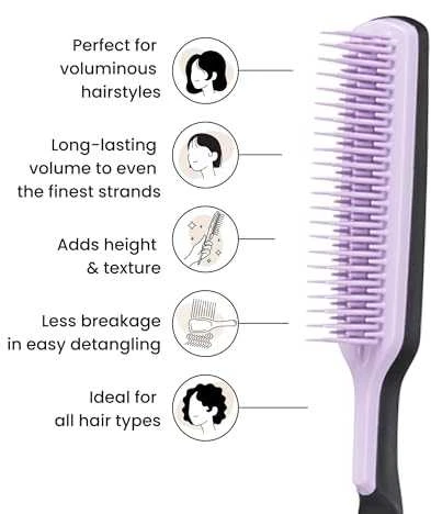 Tangle Teezer The Ultimate Volumizer Lilac Cloud šepetys plaukų vėlimui