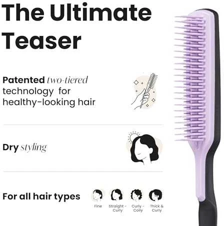 Tangle Teezer The Ultimate Volumizer Lilac Cloud šepetys plaukų vėlimui