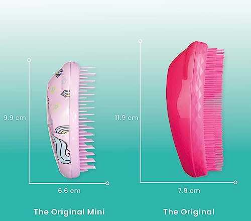 Tangle Teezer Originalus Mini Tropicana Žalias plaukų šepetys