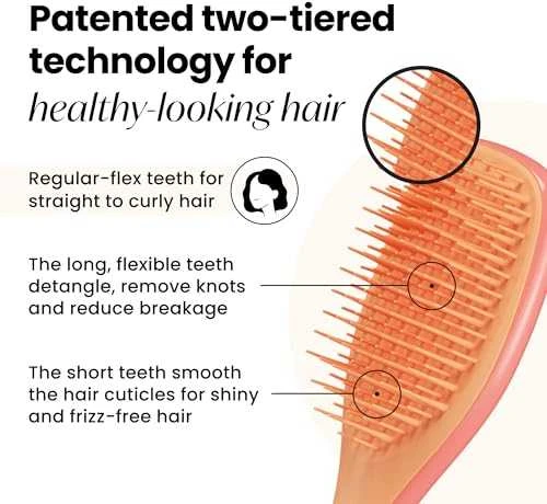 Tangle Teezer The Ultimate Detangler Mini Salmon Rožinė Apricot