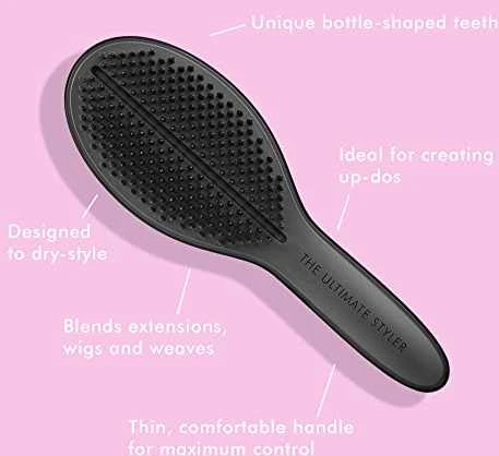 Plaukų šepetys Tangle Teezer Wet Detangler The Ultimate Styler Jet Juodas, juodos spalvos