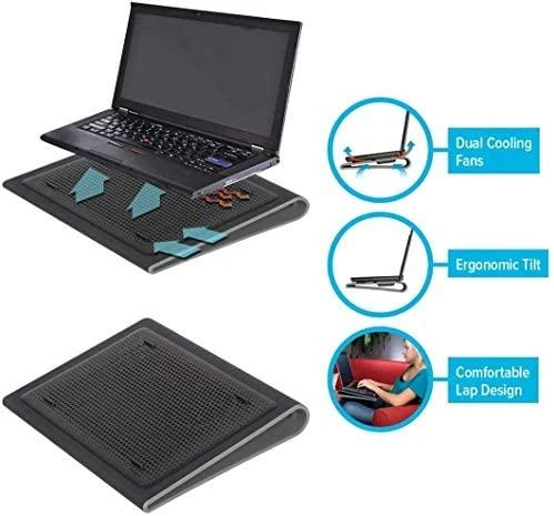 Targus | Notebook Cooling Pad iki 17” | 319 x 380 x 54 mm | 950 g | Juodas/Pilkas
