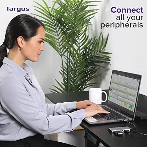 TARGUS USB-C 4 prievadų stebulės AL DĖKLAS