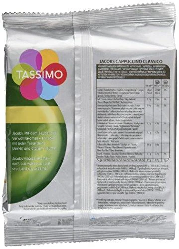 Kavos kapsulės Tassimo Cappuccino Classico (suderinamos su Bosch Tassimo kapsuliniais kavos aparatais), 8+8 vnt.