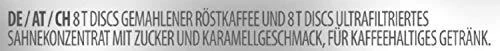 Kavos kapsulės Tassimo Latte Macchiato Caramel (suderinamos su Bosch Tassimo kapsuliniais kavos aparatais), 8+8 vnt.