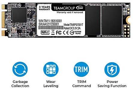 TEAM GROUP TM8PS7512G0C101 Team Group SSD MS30 512GB M.2 SATA, 550/480 MB/s