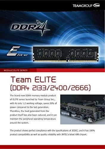 RAM „TEAM GROUP“ TED48G2666C1901 „Team Group“ DDR4 8GB 2666MHz CL19 1.2V atmintis