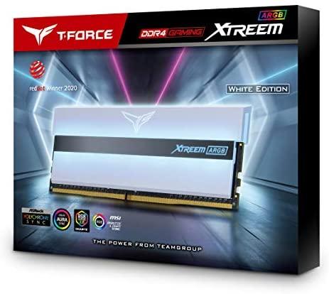 RAM TEAM GROUP T-Force XTREEM ARGB DDR4 16GB 2x8GB 4000MHz DIMM CL18 1.35V Baltas