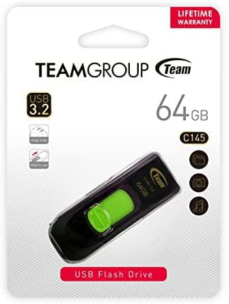 Team Group TEAMGROUP atmintis USB C145 64GB USB 3.0 Žalias