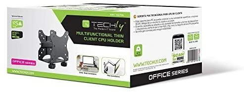 Techly ICA-CS 64 monitoriaus laikiklis arba stovas Juoda