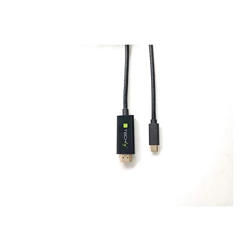 TECHLY 106312 Techly Monitorius kabelio adapteris USB-C DP AltMode į HDMI 4K M/M 2m juodas