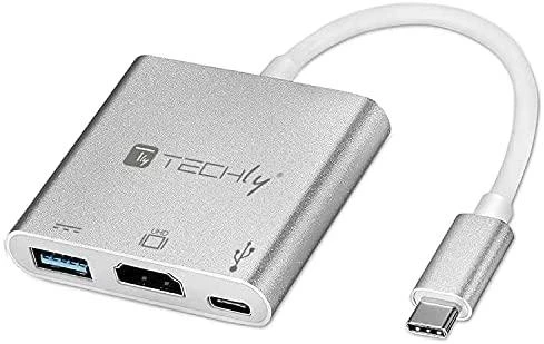 TECHLY USB-C daugiafunkcis adapteris su HDMI ir PD