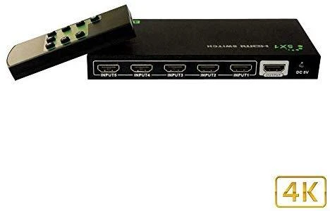 HDMI jungiklis su nuotolinio valdymo pulteliu