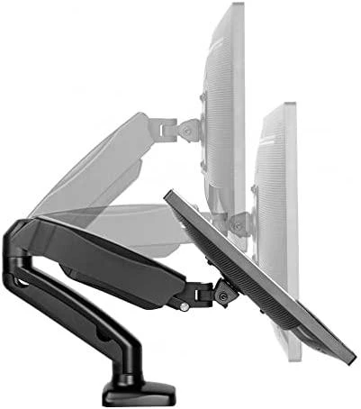 Laikiklis TECHLY 102857 Techly Desk LED/LCD monitoriaus rankena 13-27 6kg su dujine spyruokle ir audio/USB jungtys