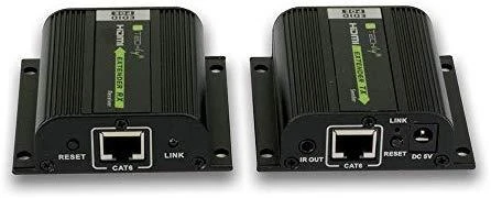 Techly 100709 HDMI plėstuvas, skirtas Cat6 / Cat6a / Cat7 RJ45 ekranui, iki 40 m, EDID, IR, POE / POC