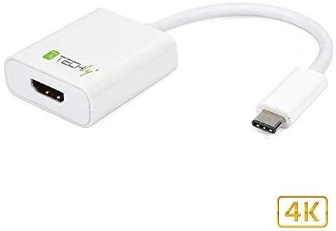 Techly IADAP USB31-HDMI USB ekrano adapteris Balta