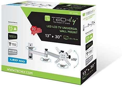 Techly Laikiklis ścienny LCD (301481) 30"