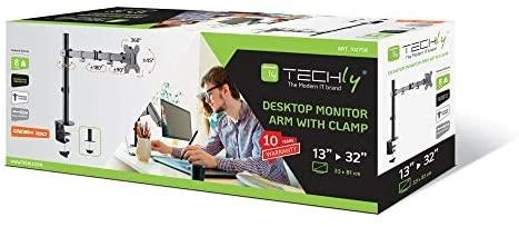 Techly Laikiklis biurkowy na monitorius 13'' - 32'' (ICA-LCD 503BK)