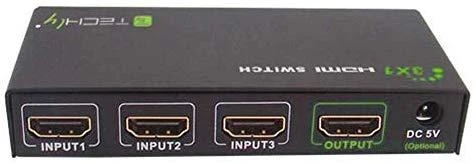 TECHLY 309913 Techly HDMI jungiklis 3/1 3x įvestis 1x išėjimas su nuotolinio valdymo pulteliu 4K2K UHD 3D