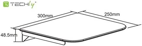 Laikiklis Techly Techly Ablage aus Sicherheitsglas