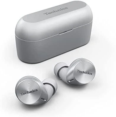 Technics EAH-AZ60E-S sidabrinės ausinės su įkrovimo dėklu