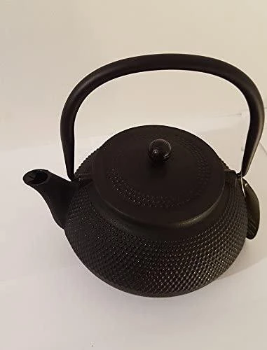 King Hoff Imbryk Arbatinukas su sieteliu, ketaus, 850 ml, juodas kinghoff