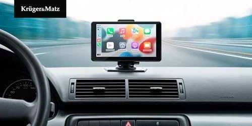 Automagnetola Multimedijos stotis 7" Android Auto Apple Carplay su atbulinės eigos kamera Kruger & Matz