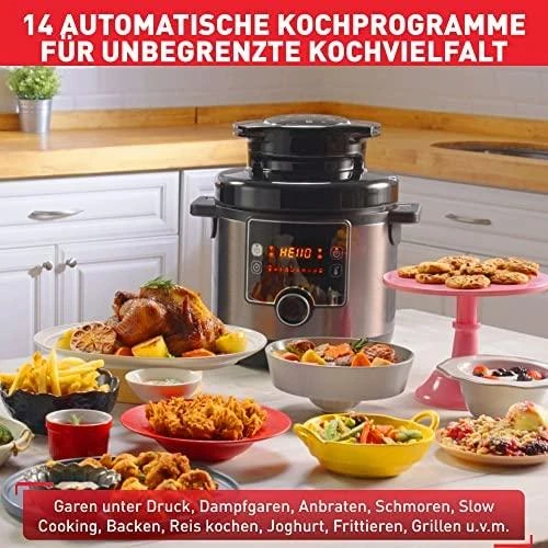 Tefal Turbo puodas su paruoštais patiekalais