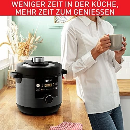 TEFAL | Turbo virtuvės ir kepimo daugiafunkcis puodas | CY7788 | 1200 W | 7,6 l | Programų skaičius 15 | Juodas